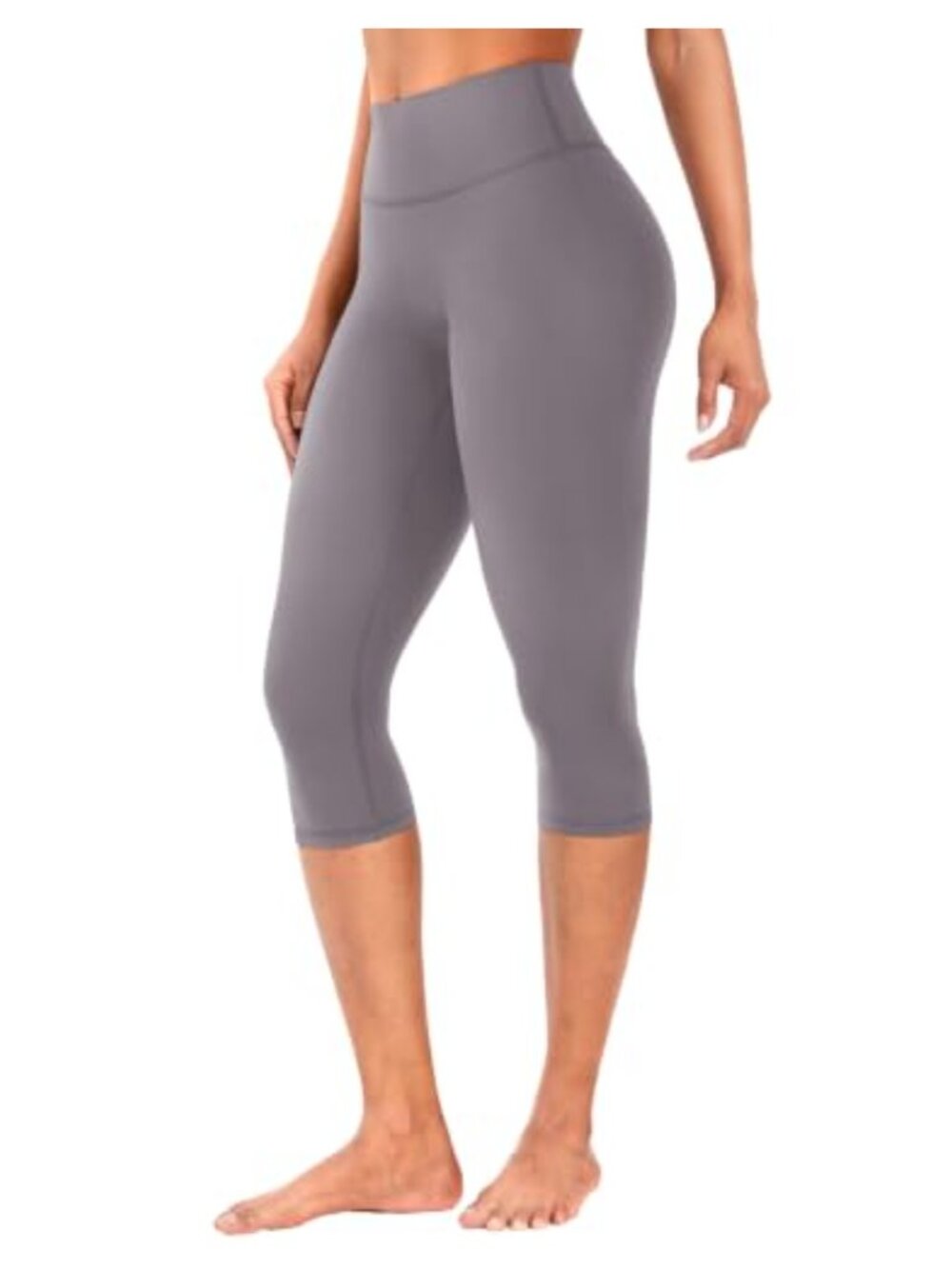 YEOREO Womens Capri Leggings Hidden Scrunch Gym Yoga Pants